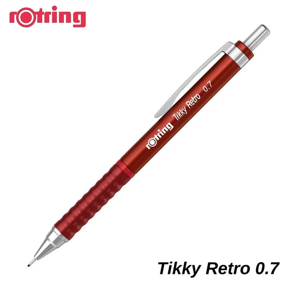 ROTRING2202631 TIKKY RETRO VERSATIL METALIK KIRMIZI 07 MM