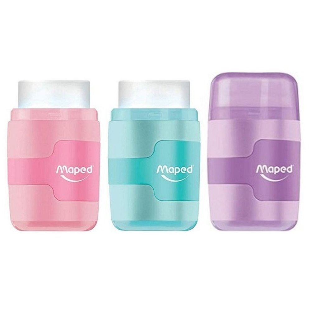 MAPED-49231 CONNECT ÇİFT DELİKLİ  SİLGİLİ KALEMTRAŞ
