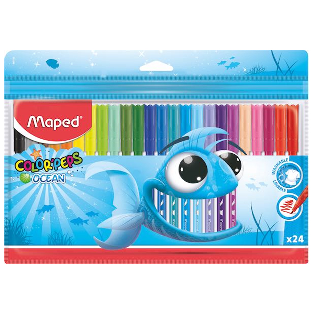 MAPED-845722 COLOR PEPS 24 RENK KEÇELI KALEM OCEAN