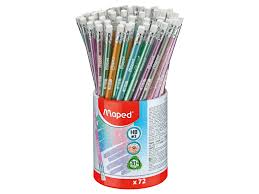 GLITTER DECO HB SİLGİLİ KURŞUN KALEM X 72 Lİ MAPED-851805