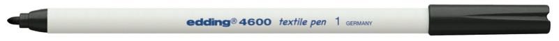 EDDING-4600 T-SHIRT KALEMI SIYAH 1MM TEKLI