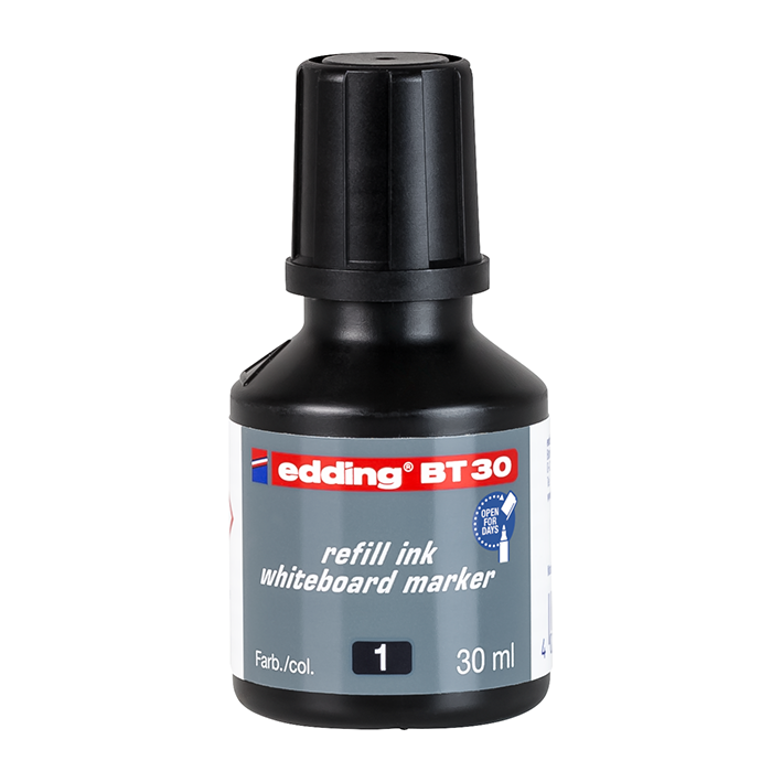 EDDING-BT30 TAHTA KALEM MÜREKKEBI SIYAH 30 ML