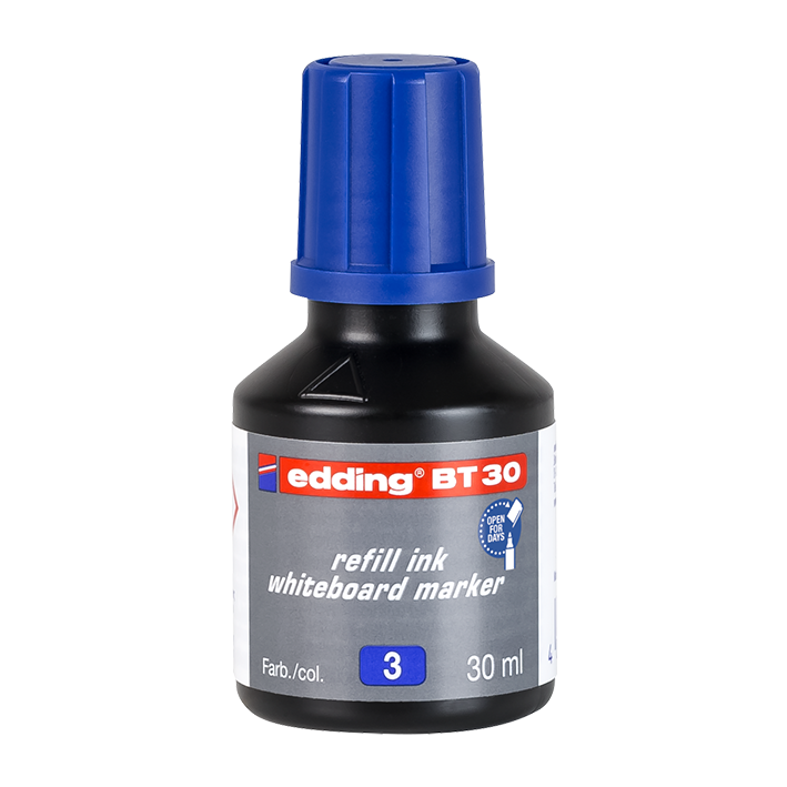 EDDING-BT30 TAHTA KALEM MÜREKKEBI MAVI 30 ML