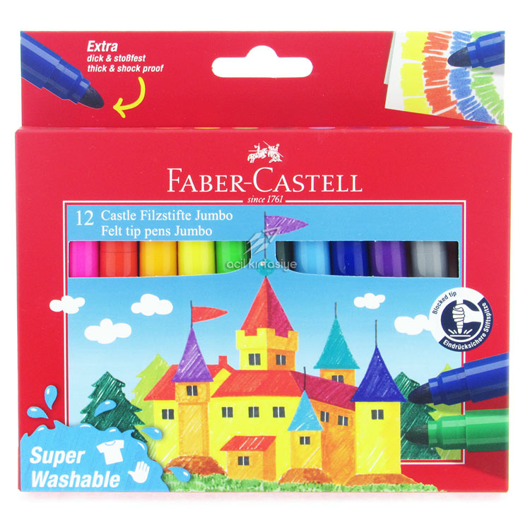 KEÇELİ KALEM JUMBO 12 Lİ PK FABER-5062154311000