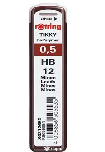 KURŞUN KALEM UCU HİPOLYMER ROTRİNG 05 MM (2B) S0312630