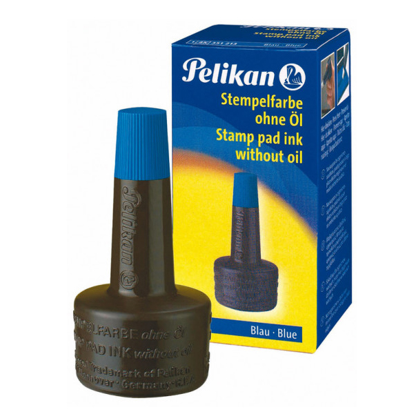 PENSAN-PL351213SMMA PELIKAN STAMPA MÜREKKEBI MAVI 30 CC