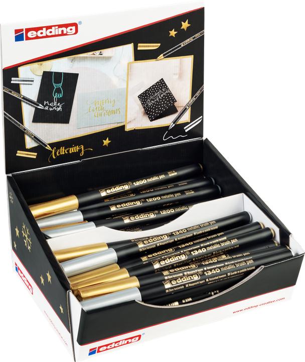 METALİK KEÇELİ KALEM 1200-1340 SERİSİ 70'Lİ - EDDİNG - ED1200-1340D7099