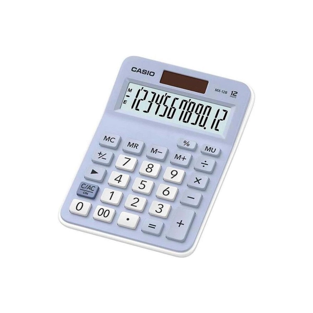 HESAP MAKİNASI 12 HANELİ MASA ÜSTÜ MAVİ CASIO MX-12B-LB