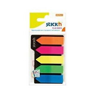 STICK'N POSTİT 45X12 NEON 5 RENK OK FİLM AYRAÇ 25 YP GIPTA - 4-2114300