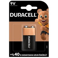 ALKALİN 9 VOLT PİL TEKLİ DURACELL -