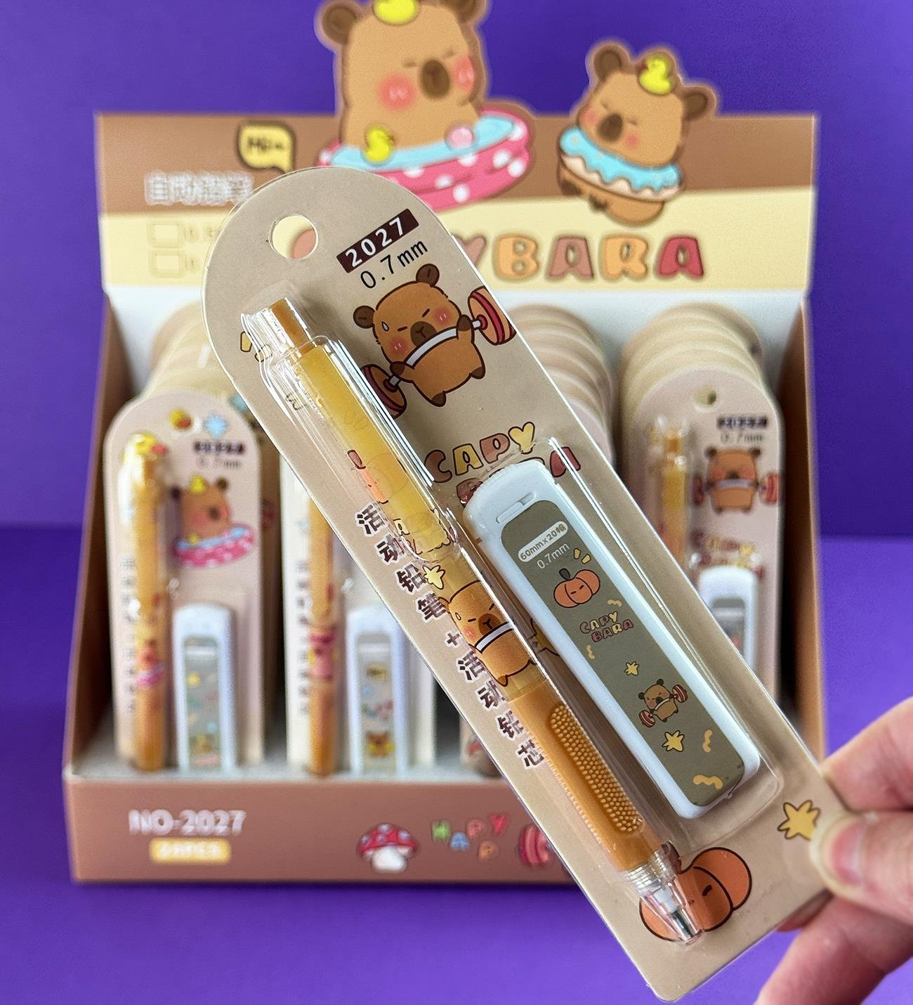 CAPYBARA VERSATİL KALEM 2 Lİ SET  24 LÜ PK - ÇINAR - 1055