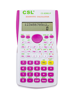 HESAP MAKİNASI FONKSİYONLU 10+2 DG PEMBE CSL CS-82MS-P