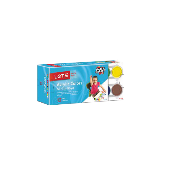 FIMA LETS L5212 AKRILIK BOYA 25 MG 12 RENK