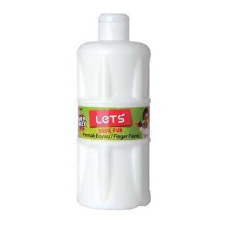 LETS PARMAK BOYASI 500 ML BEYAZ RENK FİMA-L5001