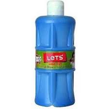 LETS PARMAK BOYASI 500 ML MAVİ RENK FİMA-L5006