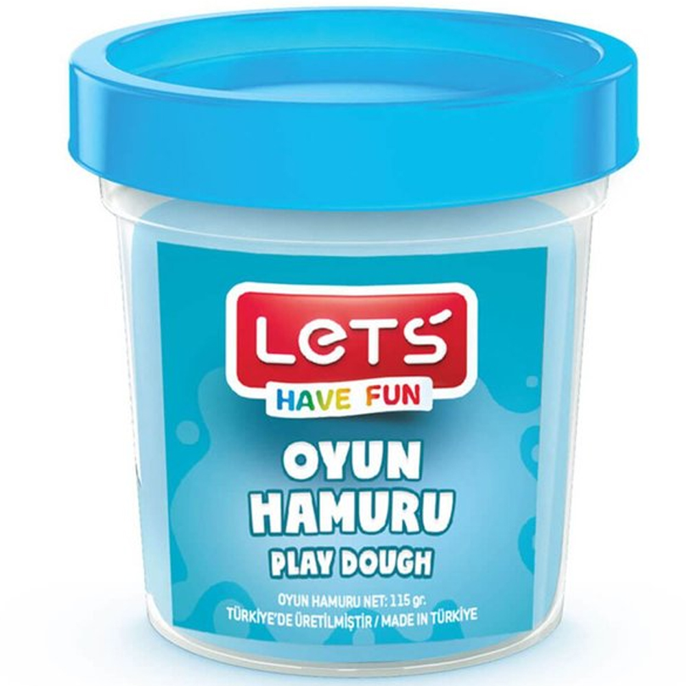 LETS-L84403 TEK RENK OYUN HAMURU 115 GR MAVI