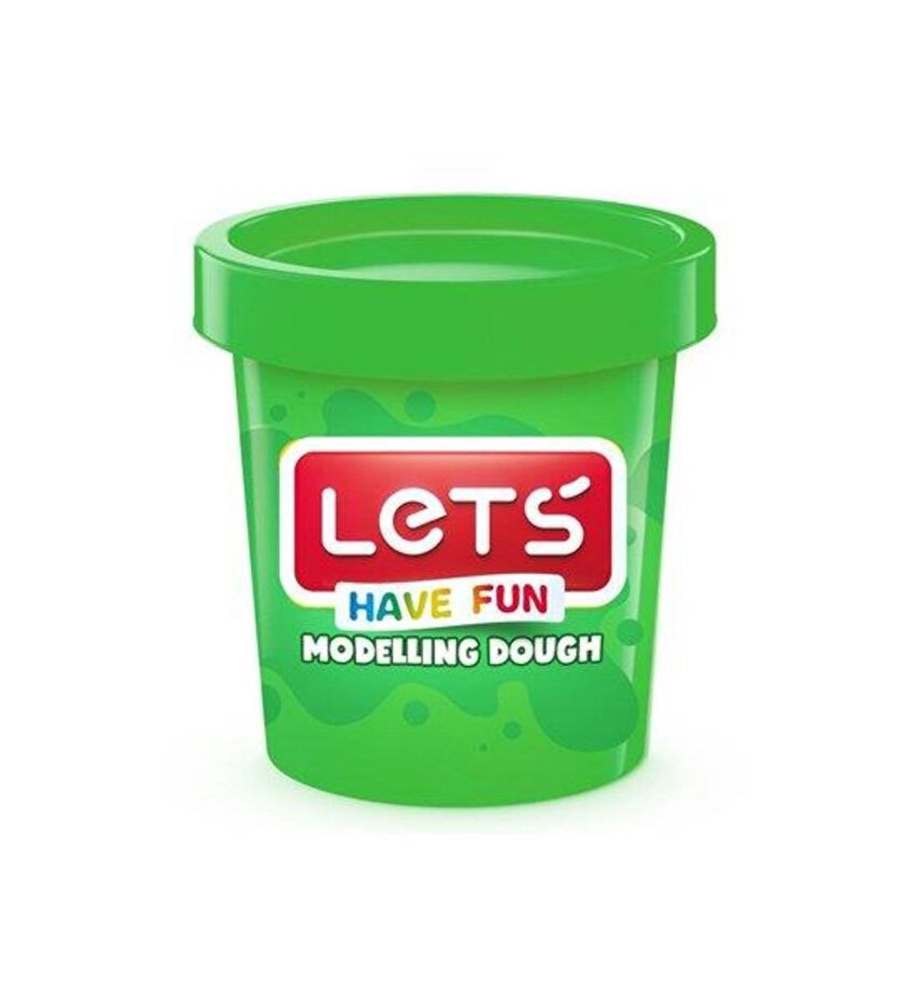 LETS-L844015 TEK RENK OYUN HAMURU 115 GR NEON YESIL