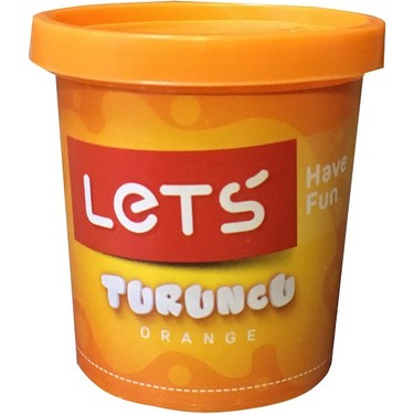 LETS-L844016 TEK RENK OYUN HAMURU 115 GR TURUNCU