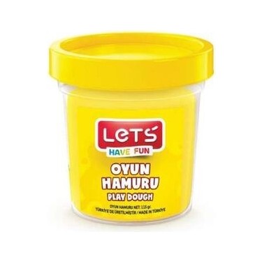LETS-L844017 TEK RENK OYUN HAMURU 115 GR NEON SARI
