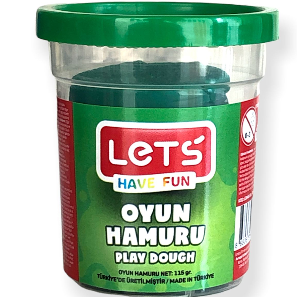 LETS-L84404 TEK RENK OYUN HAMURU 115 GR YESIL