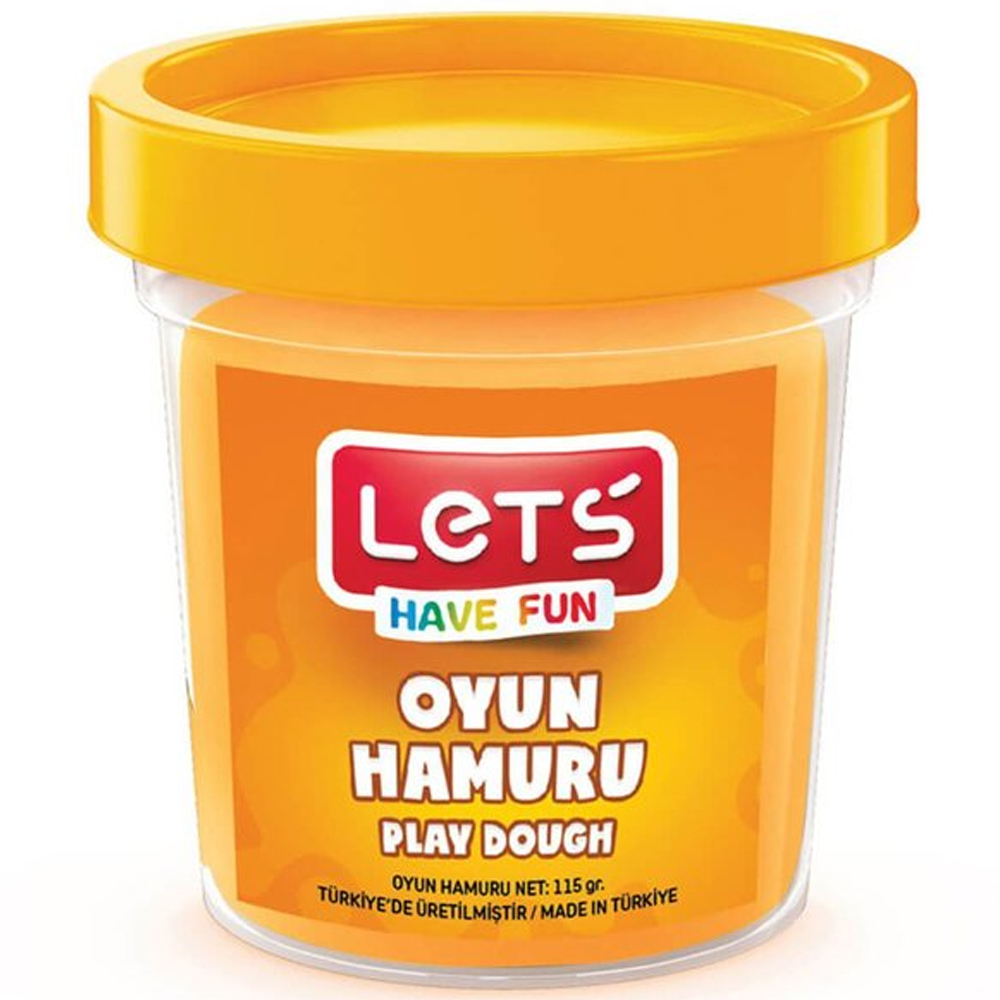 LETS-L84408 TEK RENK OYUN HAMURU 115 GR TURUNCU
