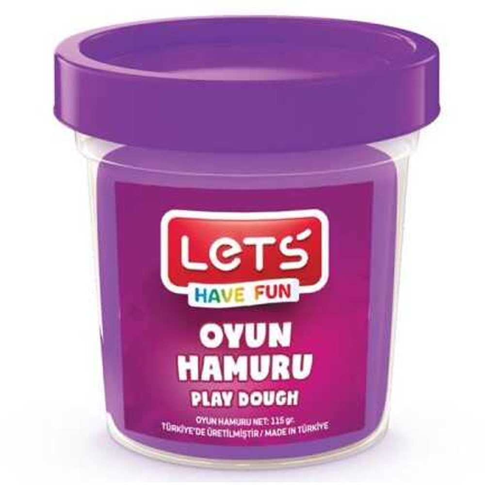 LETS-L84409 TEK RENK OYUN HAMURU 115 GR MOR