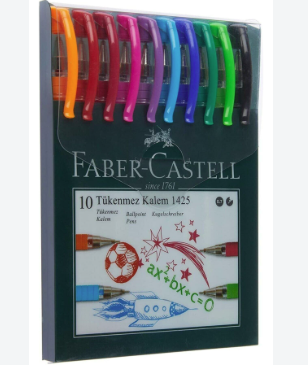 TÜKENMEZ KALEM 1425 KARIŞIK RENK 10 FABER - 142557