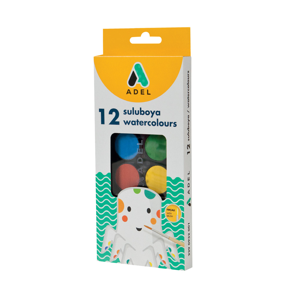 FABER-2290933001000 ADEL SULUBOYA 24 ML 12 RENK