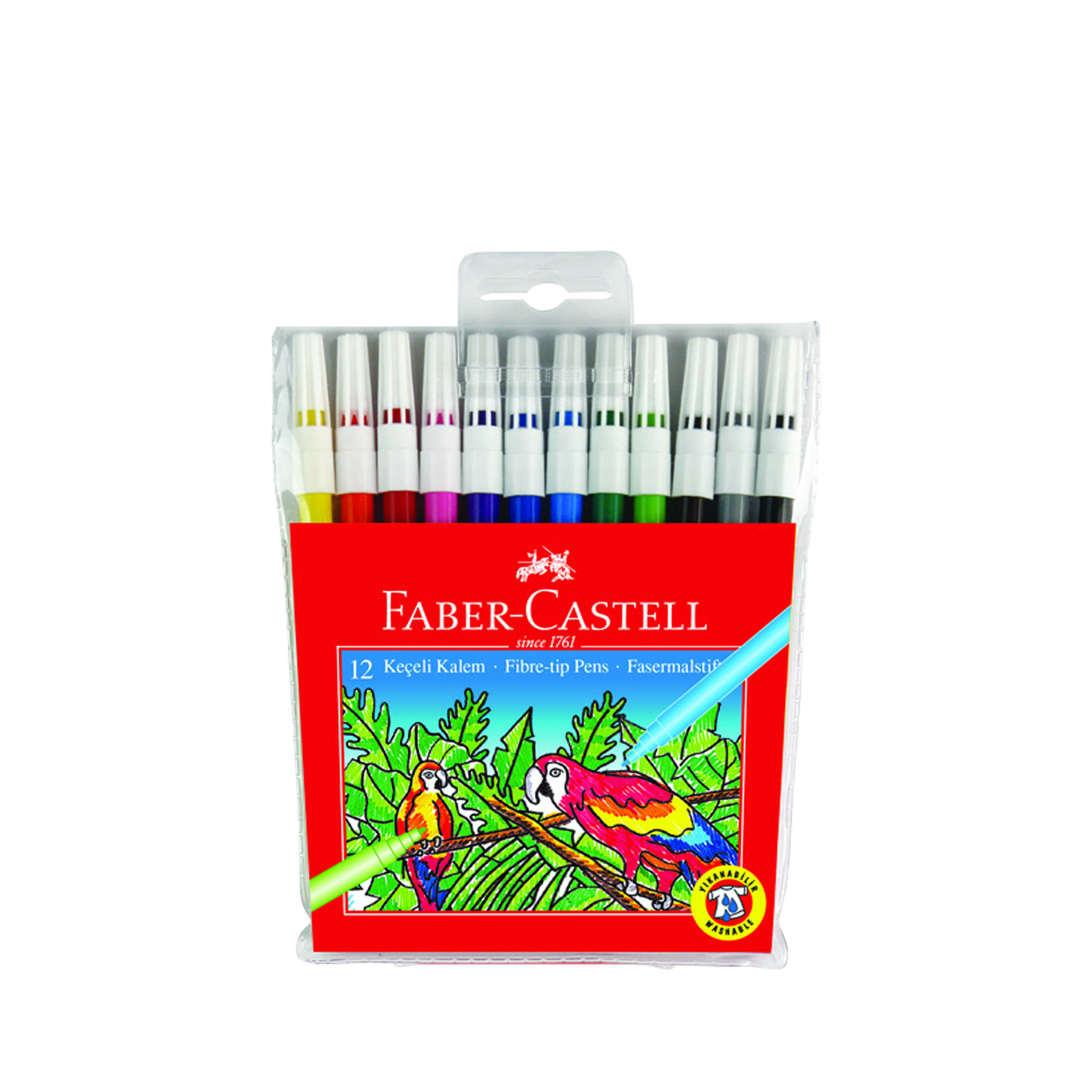 FABER-5067155130000 YIKANABILIR KEÇELI KALEM 12 LI