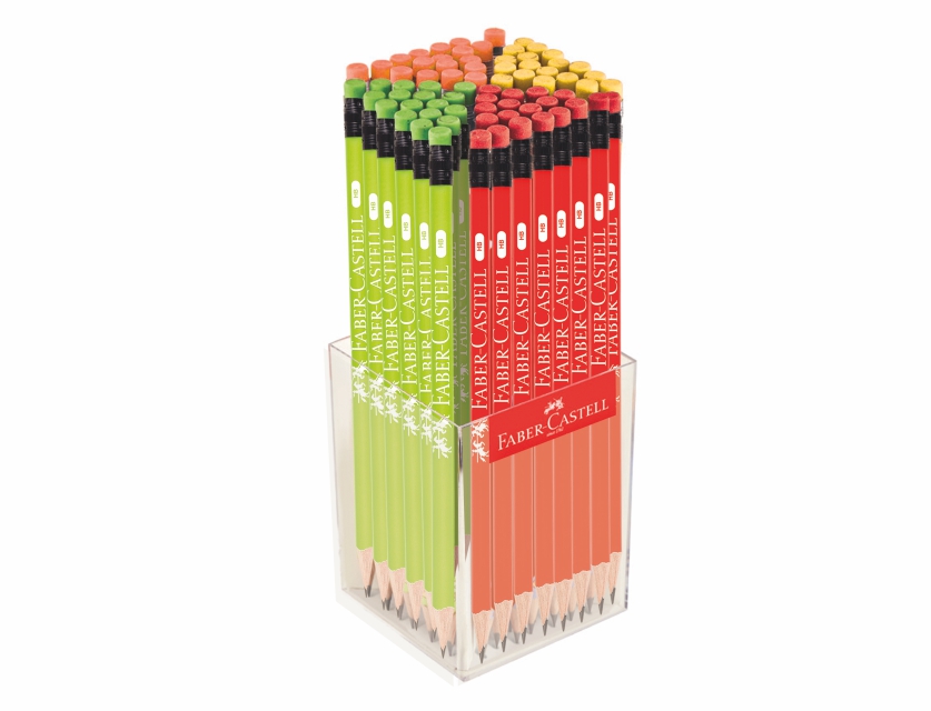 FABER-5244000045000 SÖVALYE CANLI RENKLER HB SILGILI KURSUNKALEM
