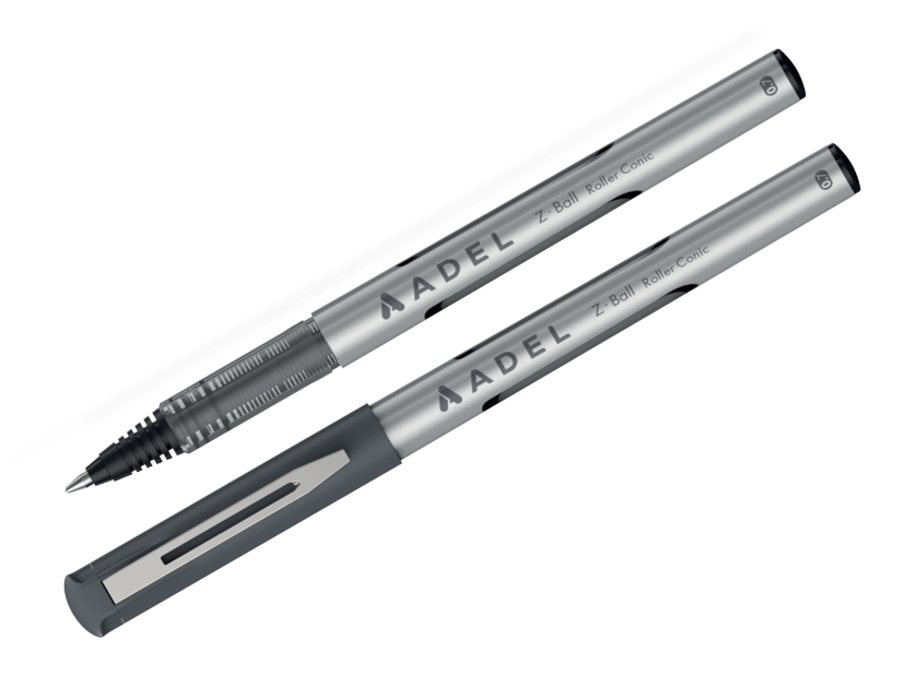 FABER-2214000019000 ADEL Z BALL KONIK ROLLER KALEM SIYAH 10 LU