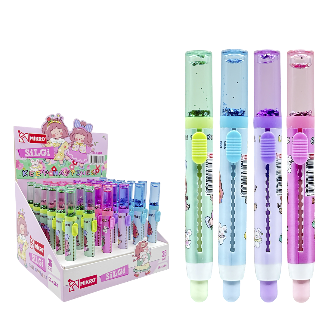 SÜRGÜLÜ SİLGİ KEEP HAPPINES 36 LI MİKRO - ER4584