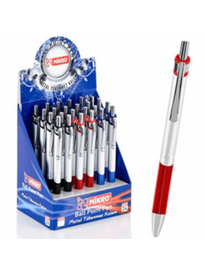 MİKRO TÜKENMEZ KALEM 30 LU STAND ŞAHİN - BP1011