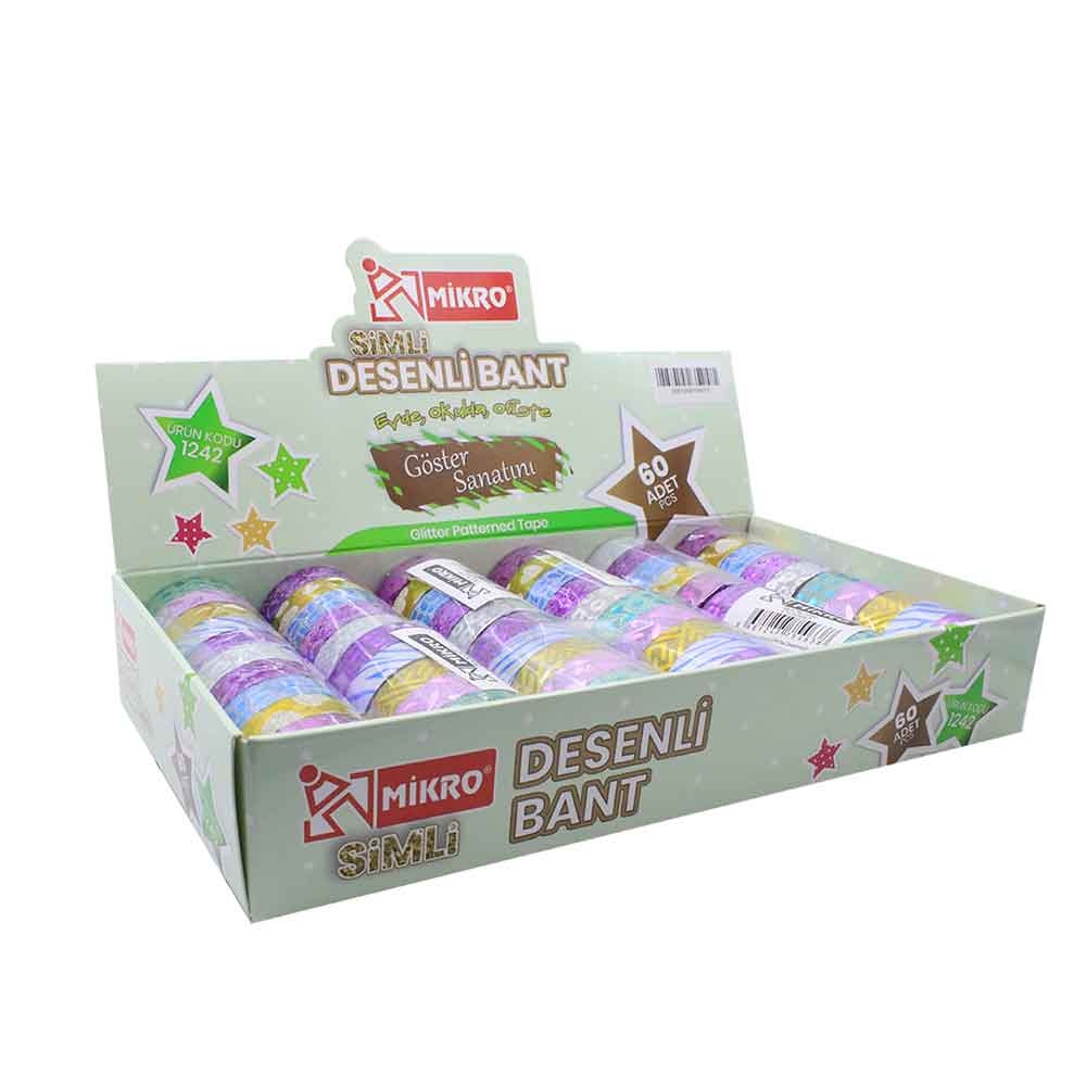 MİKRO SİMLİ DESENLİ BANT 60 LI PK ŞAHİN-BNT1242