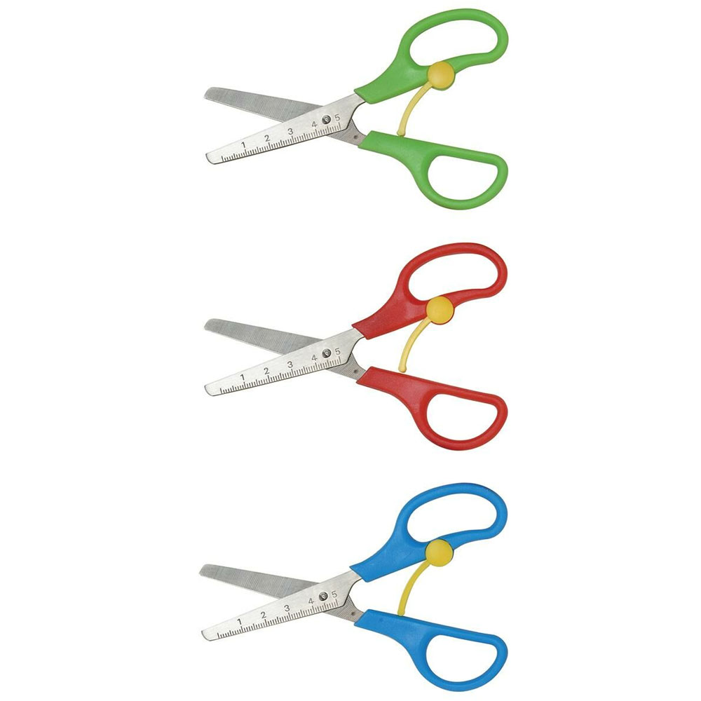 VIVA-1055 PUTI CETVELLI YAYLI OKUL MAKASI