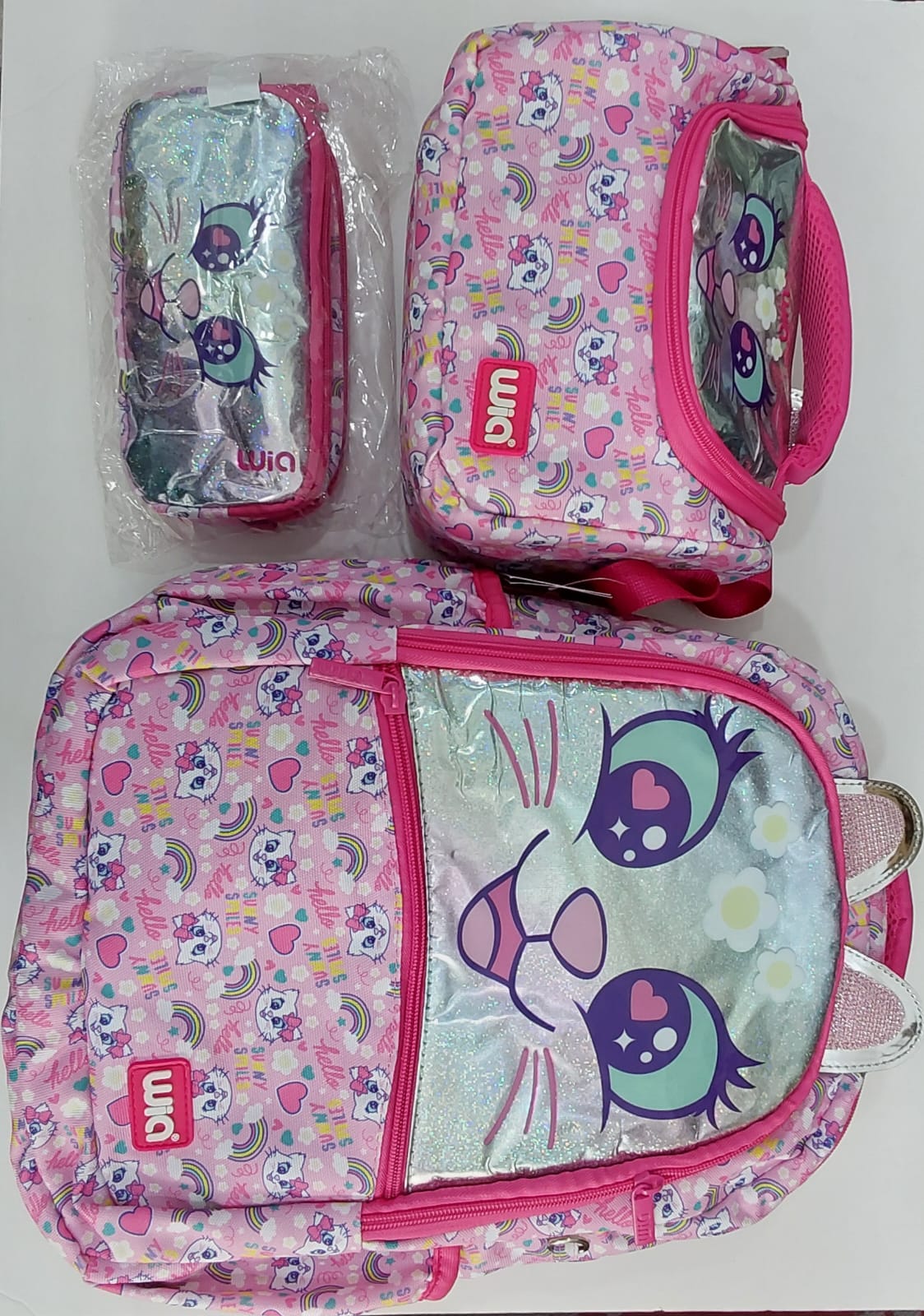 VKN-WG1029CAMBRI POLO CLUBKIZ ÇOCUK ÇANTASI SETI PEMBE