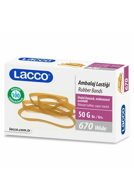 AMBALAJ LASTİĞİ GENİŞ 50 GR 670 - LACCO