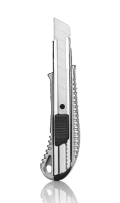 METAL GÖVDELİ MAKET BIÇAĞI 18 MM LACCO - 733