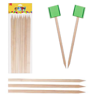 PUTİ AHŞAP STİCK 0,9 MM X 25 CM VİVA - 14302