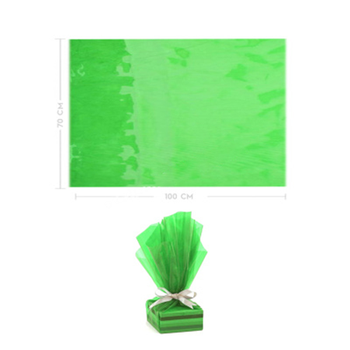 JELATİN 70X100 CM 20 MİKRON YEŞİL RENK 100 LÜ PK HİLAL-9361