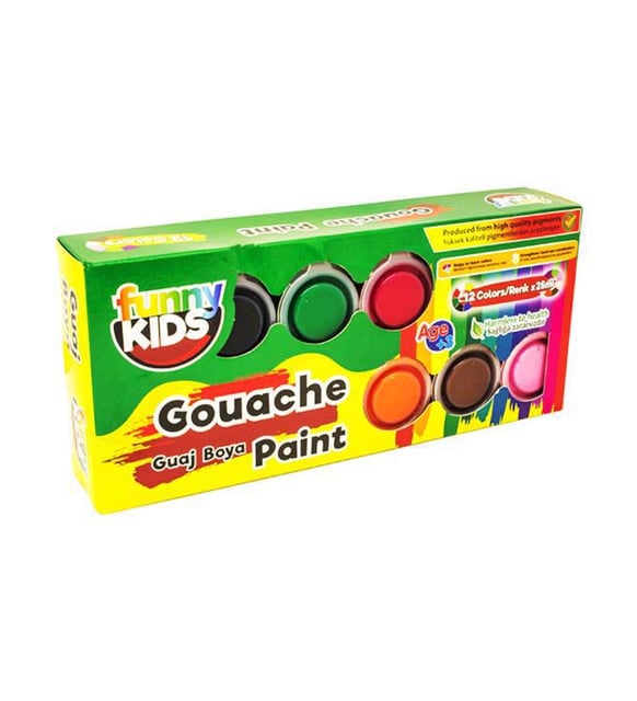 FUNNY KIDS GUAJ 12X25 SIRALI SET PSTL-1851