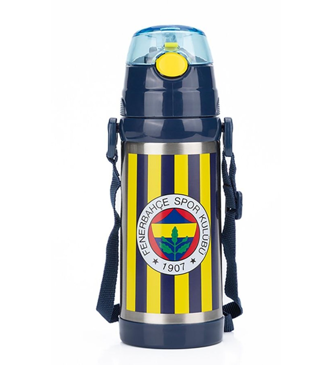 FENERBAHÇE EFSANE ÇUBUKLU ÇELİK MATARA ME ÇANTA - 25785
