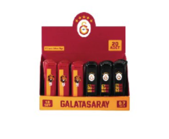 GALATASARAY KALEM UCU 07 MM 48 Lİ KUTU ME ÇANTA - 50179