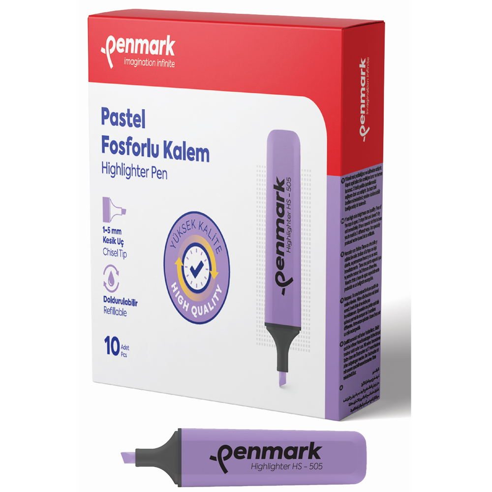 PENMARK--HS505 07 PASTEL FOSFORLU KALEM LAVANTA