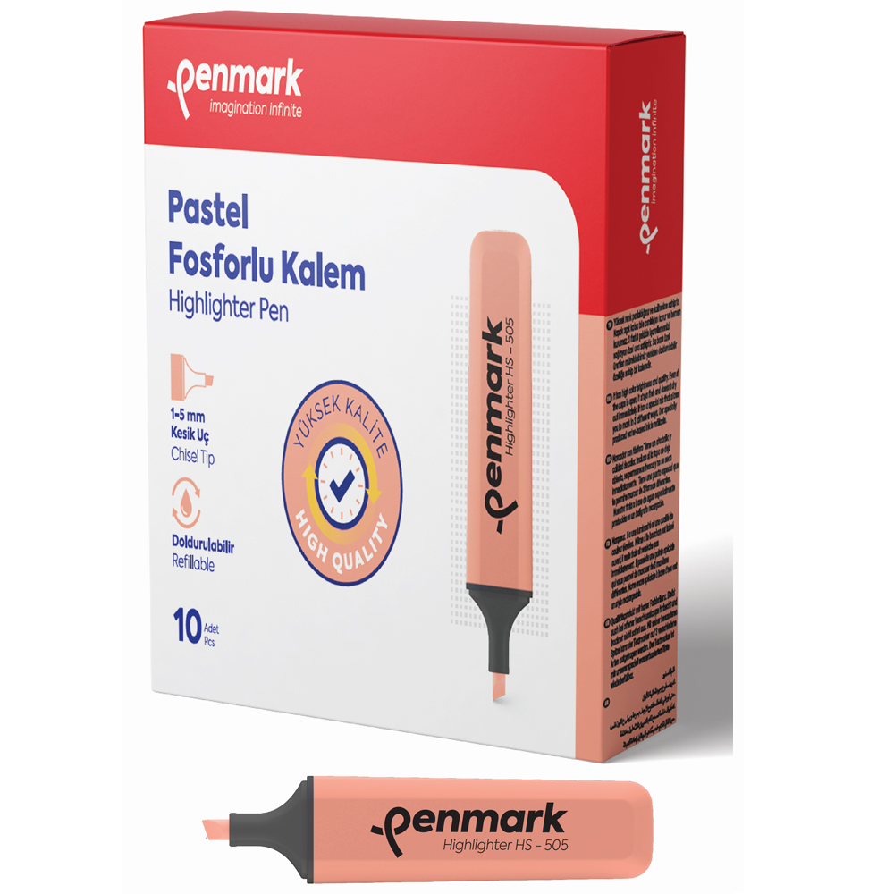 PENMARK--HS505 09 PASTEL FOSFORLU KALEM YAVRUAGZI