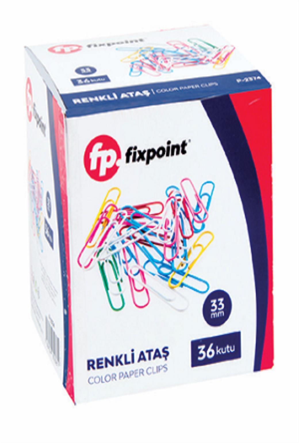 RENKLİ ATAŞ 33 MM  36 PK FİXPOİNT - P2374