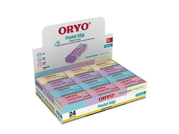 PASTEL SİLGİ TPR 24 LÜ ORYO - TPS24