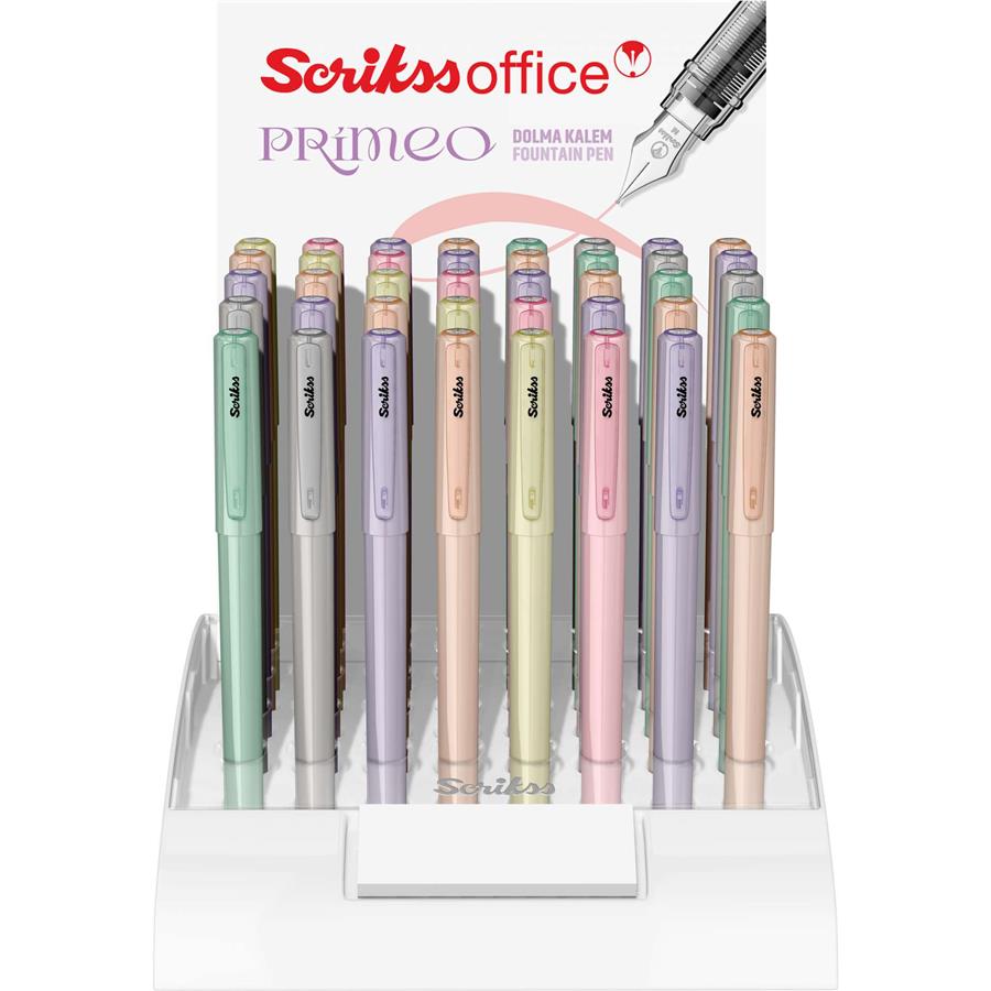 DOLMA KALEM PRIMEO 40 LI STAND SCRIKSS - 1446