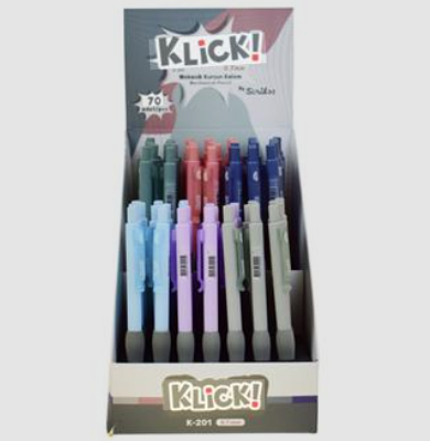 KLICK VERSATİL KALEM 07 MM 70 Lİ SCRİKSS - K201