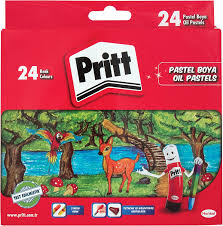PRİTT PASTEL BOYA 24 RENK KARTON KUTU HENKEL-1307853